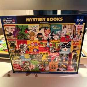 White Mountain Mystery Books Puzzle 1000 pieces
